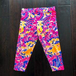 Lilly Pulitzer athletic leggings, girls XL